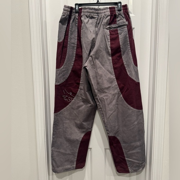 PUMA x KidSuper Men's Track Pants grey and maroon - Picture 8 of 10
